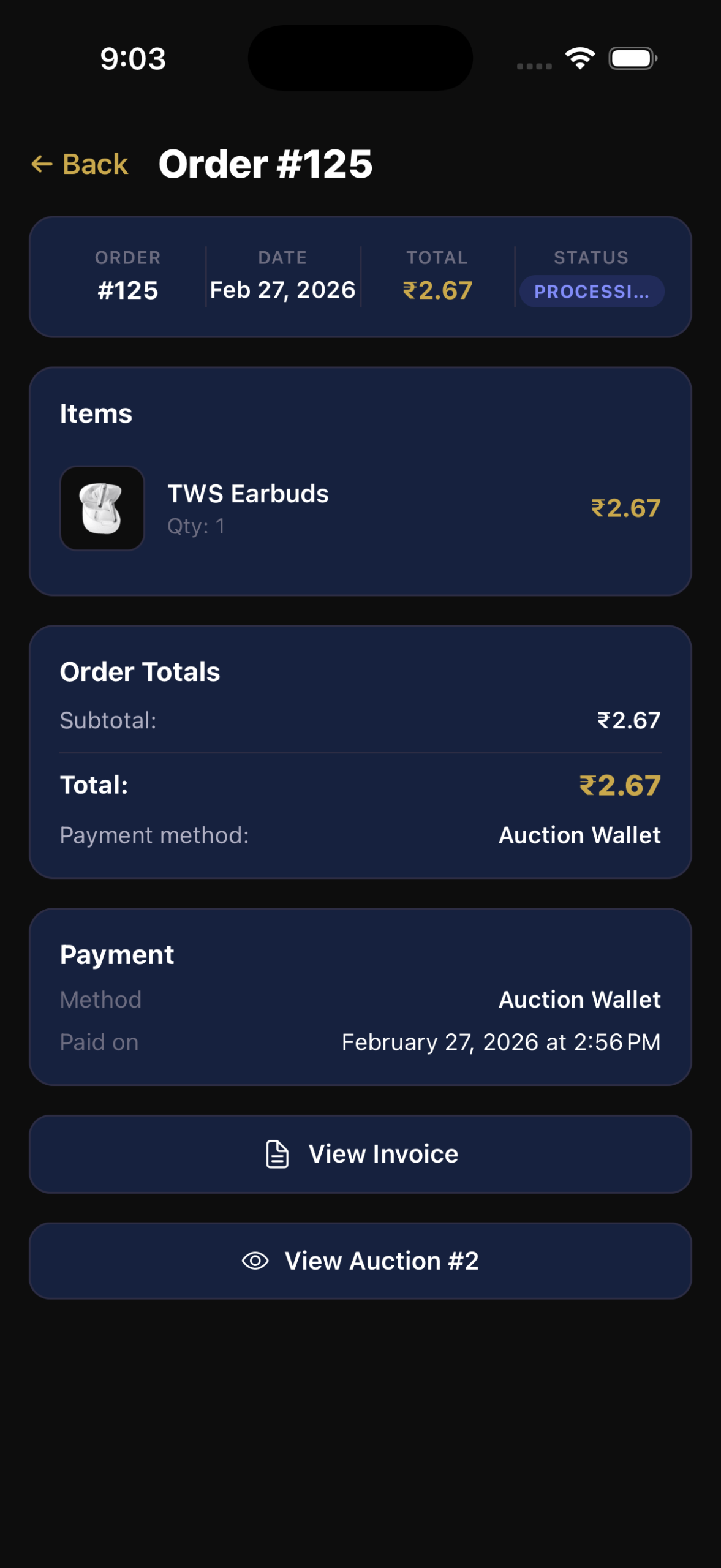 WooCommerce Auction Mobile App | Wallet | Memberships - Image 16